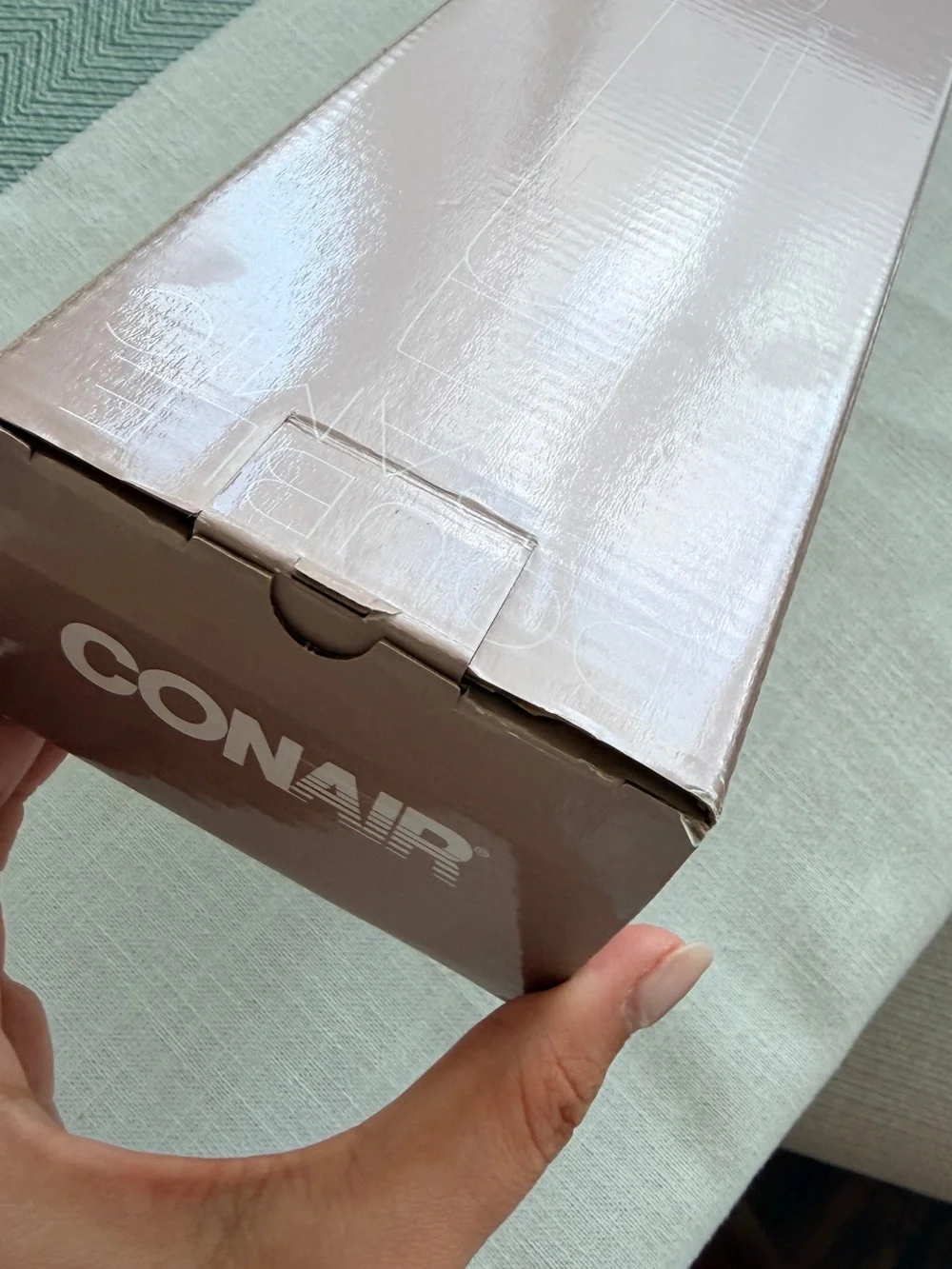 Conair 1 1/2 in. Rose Gold Curling Wand with White Accents